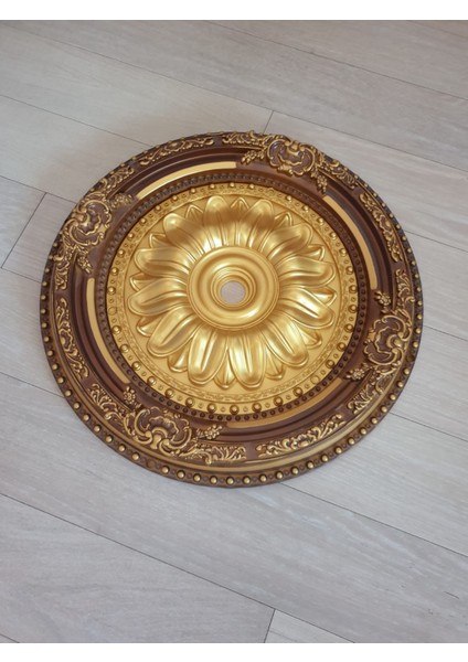 Yeni 60 cm Oval Kahve Eskitme Saray Tavan
