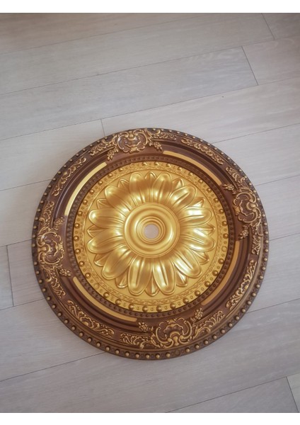 Yeni 60 cm Oval Kahve Eskitme Saray Tavan