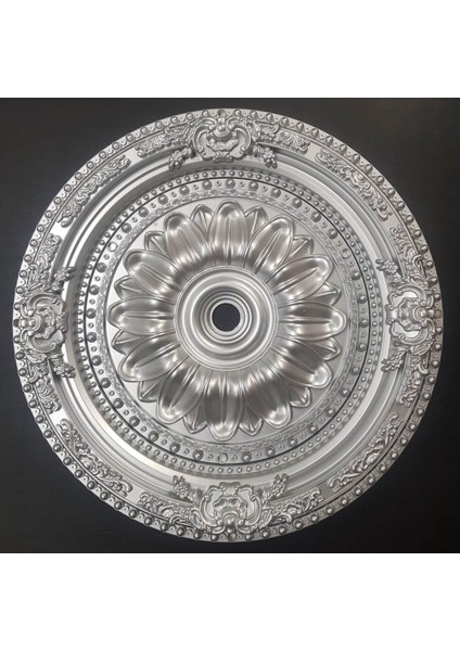 Yeni 60 cm Oval Gümüş Saray Tavan