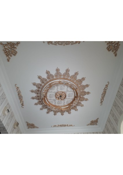 90 cm Oval Bronz Saray Tavan modelleri