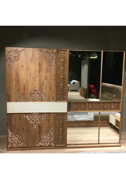 Saray Tavan Köşe Motif 41*26 cm Bronz