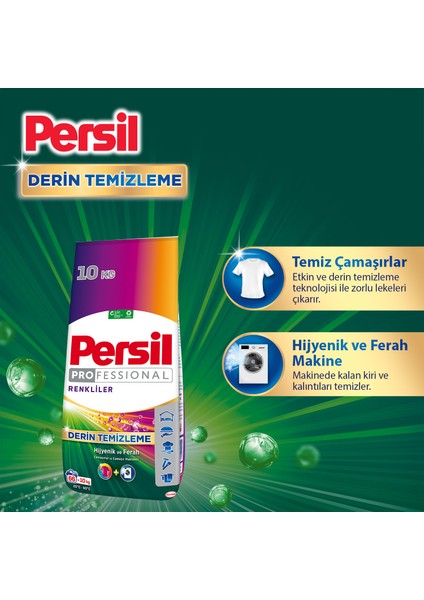 Toz Çamaşır Deterjanı 10kg (66 Yıkama) Renkli