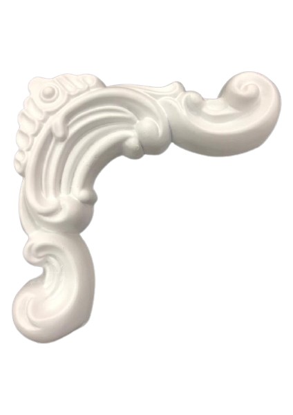 Decozzza Boyanabilir Çıta Köşe Motifi 2,5 cm Çıta Uyumlu