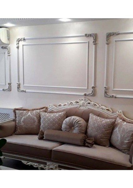 Decozzza Boyanabilir Çıta Köşe Motifi 2,5 cm Çıta Uyumlu indirimleri