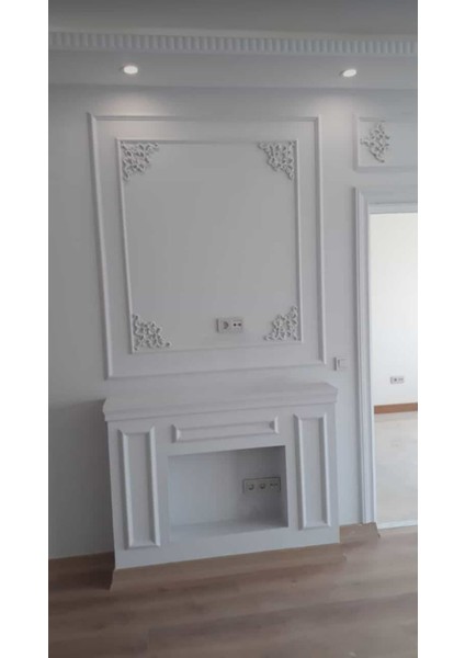 Dekoratif Boyanabilir Duvar Çıtası Köşe Motifi 27*18 cm modelleri