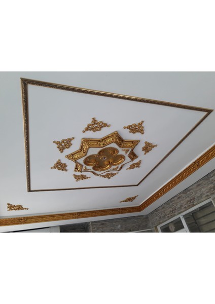 Decogold 90 cm Yıldız Altın Saray Tavan