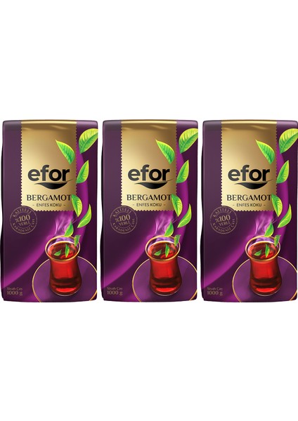 Efor Bergamot Aromalı Çay 3 x 1 kg modelleri