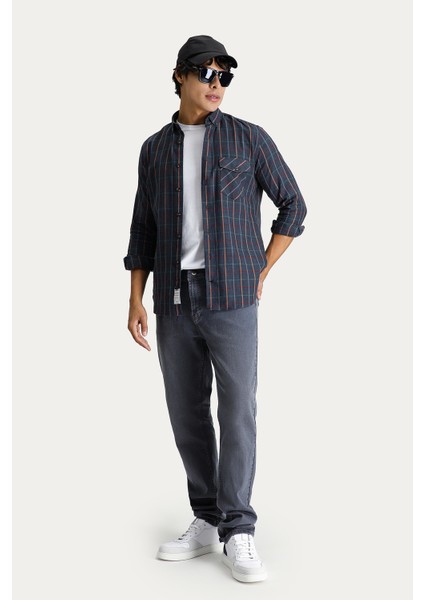 Uzun Kol Slim Fit Ekose Spor Gömlek fiyatları