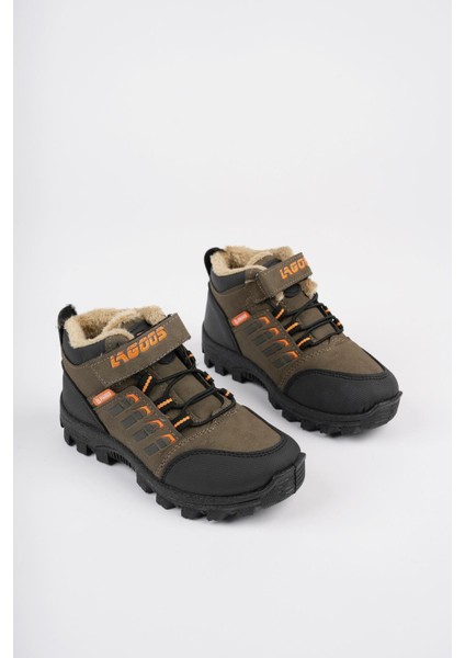 Bob Garantili Bağcıklı Cırtlı Içi Kürklü Unisex Çocuk Outdoor Kışlık Bot fırsatları