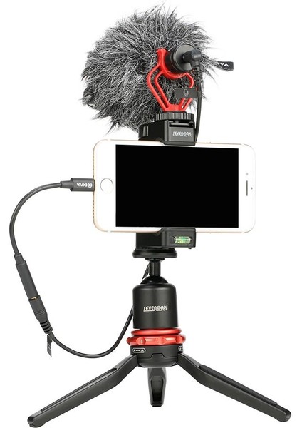 By-K8 3.5mm Trs / Lightning Mikrofon Adaptörü