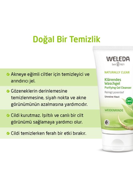 Naturally Clear Organik Arındırıcı Temizleyici Jel 100ml