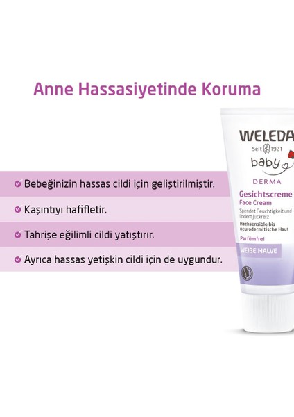 Weleda Derma Nemlendirici Yüz Kremi 50 ml