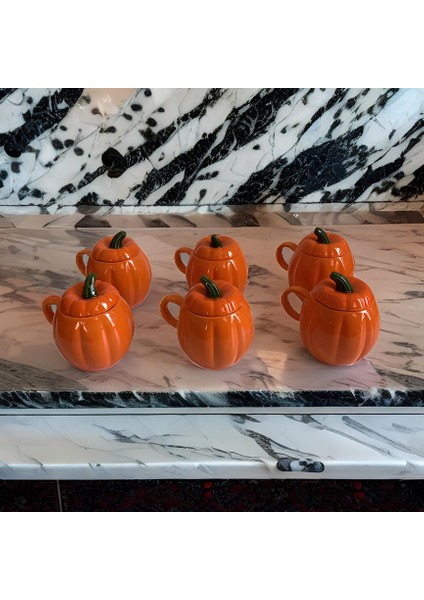 Kupa & Kahve Bardağı Kapaklı Kabak Kupa 6'lı fiyatları