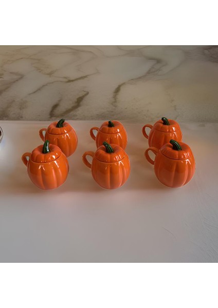 Kupa & Kahve Bardağı Kapaklı Kabak Kupa 6'lı modelleri