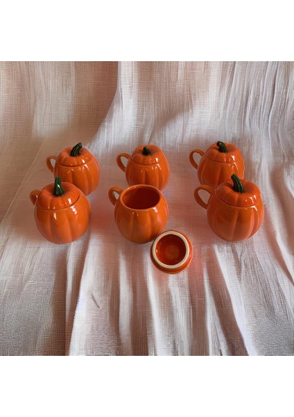 Kupa & Kahve Bardağı Kapaklı Kabak Kupa 6'lı fırsatları