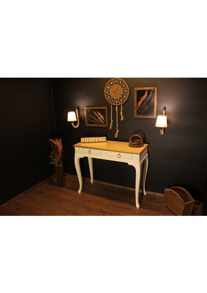 Wooding 120 cm Masif Naturel Beyaz Dresuar modelleri