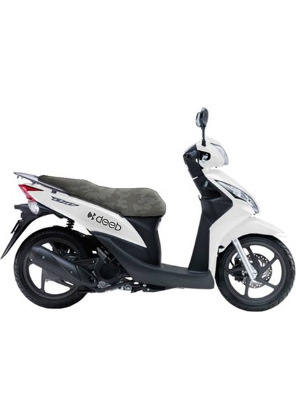 Honda Dio Sele Kılıfı Örtüsü Eskitme Retro Kamuflaj - Outlet