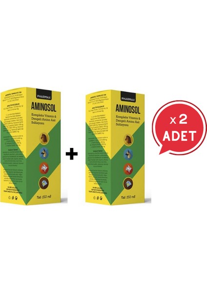 Aminosol Kompleks Vitamin ve Dengeli Aminoasit Solüsyonu