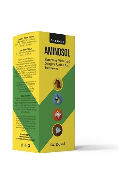 Aminosol Kompleks Vitamin ve Dengeli Aminoasit Solüsyonu fırsatları