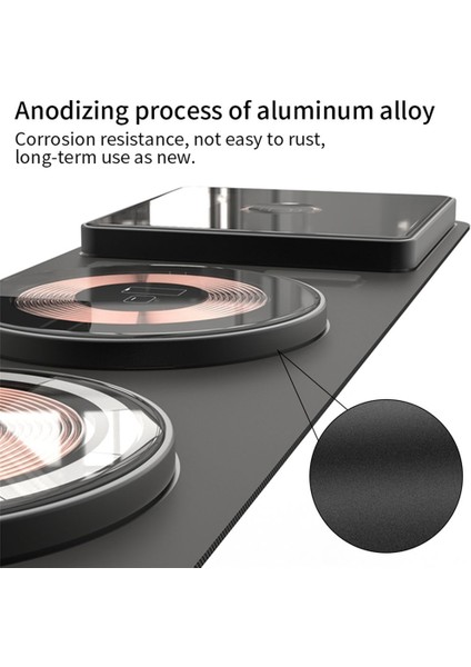 Toplamda 35W 3in1 Katlanabilir Kablosuz Hızlı Şarj Istasyonu Kablosuz Şarj Cihazı