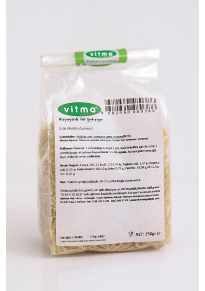 Ruşeymli Tel Şehriye 250gr