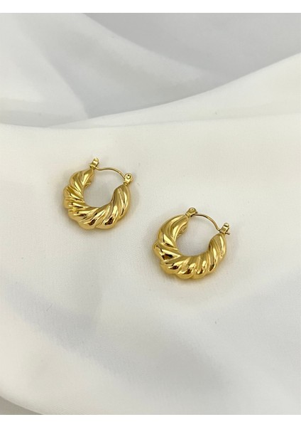 Mia Gold Çelik Küpe