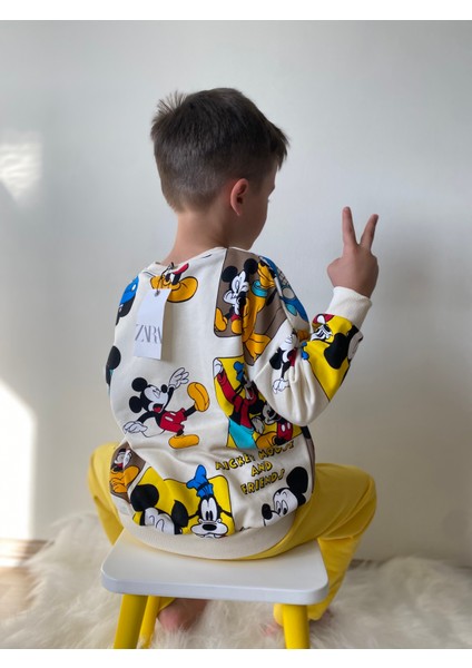 Lolipop Kids Store Mickey Mause Baskılı Takım