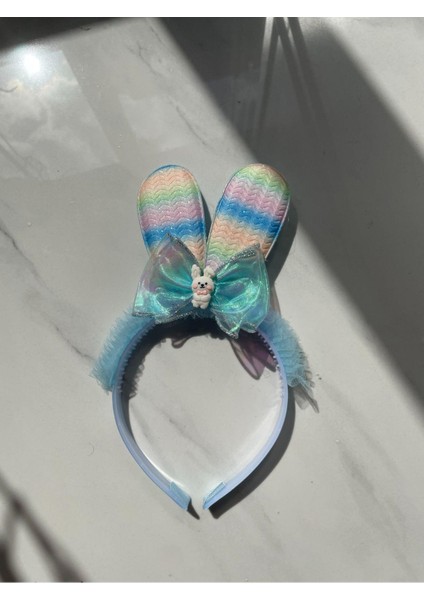 Kulak Figürlü Taraklı Taç Mavi SBT1725