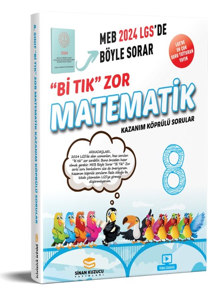 2024 LGS 8. Sınıf Bi Tık Zor Matematik Soru Bankası