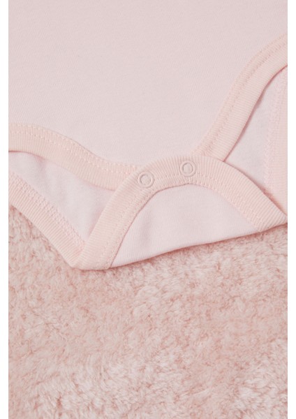 Pembe Kız Bebek Dantel Yakalı Uzun Kol Çıtçıtlı Badi 16839 modelleri