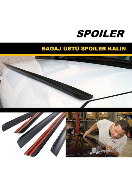 Bmc Pro Uyumlu Bagaj Üstü Spoıler 3,6 cm - 135 cm