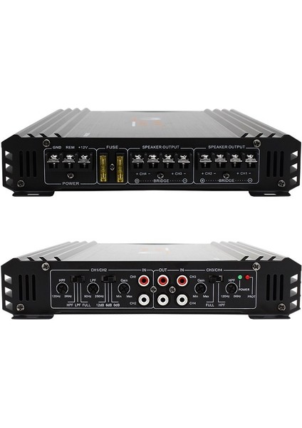 MG-35000 4 Kanal Max 3000 Watt Oto Anfi 4 Kanal 1000W