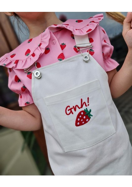 Kız Çocuk Slopet Elbise Çilekli fiyatları