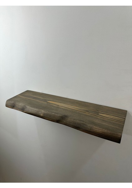Doğal Ahşap 60 cm Ahşap Duvar Rafı, Kütük Duvar Rafı, Masif Dekoratif Raf indirimleri