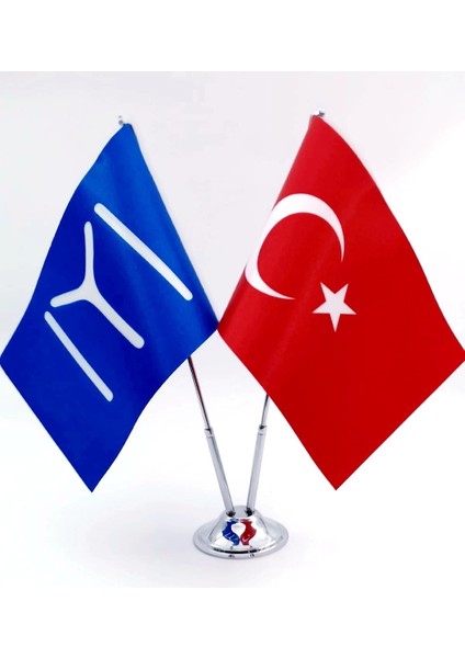 GÜNEŞAVM Türk-Kayıboyu Masa Bayrağı
