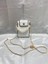 Ck's New Color-Block Checked Chain Cross-Body Women's Bag 1