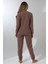Fwn 5019 Peluş Welsoft Polar Kışlık Yumoş Kadın Pijama Takımı Love 2