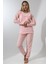 Fwn 5019 Peluş Welsoft Polar Kışlık Yumoş Kadın Pijama Takımı Love 1