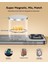 Apple iPhone 15 Pro Max Kılıf Magsafe Wireless Şarj Destekli Parlak Titanium Renkli Kenarlı Arkası Şeffaf Case 2