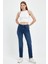 Kadın Petra Dirty Dark Blue Boyfriend Jean Pantolon 1