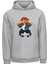 Oversize Hiphop Bear Baskılı Çocuk Sweatshirt 4