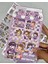 Sevimli Hediye Dükkanı Şeffaf Pet Mor Sticker Set / Çıkartma / Su Geçirmez / Bullet Journal 1
