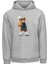 Ada Bebek Çocuk Oversize Tenisçi Bear Baskılı Çocuk Sweatshirt 4