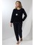 Fawn 5020 Peluş Welsoft Polar Kışlık Yumoş Kadın Pijama Takımı 2