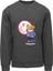 Oversize Ressam Bear Baskılı Çocuk Sweatshirt 5