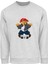 Ada Bebek Çocuk Oversize Hiphop Bear Baskılı Çocuk Sweatshirt 4