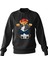 Ada Bebek Çocuk Oversize Hiphop Bear Baskılı Çocuk Sweatshirt 5