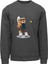 Ada Bebek Çocuk Oversize Tenisçi Bear Baskılı Çocuk Sweatshirt 3