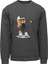 Oversize Tenisçi Bear Baskılı Çocuk Sweatshirt 3