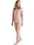 Kadın Comfort Mood Uzun Kollu Pembe Pijama Takım 2404 1